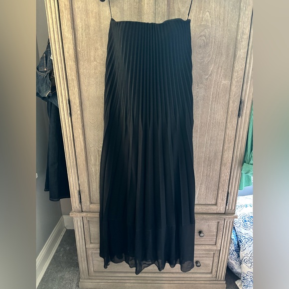 Jean Paul Gaultier Femme vintage pleated dress, size 10, black